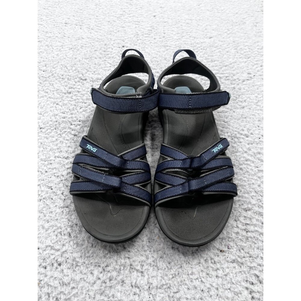 TEVA TIRRA BERING SEA BLUE WALKING HIKING SPORT SANDALS SIZE US 8